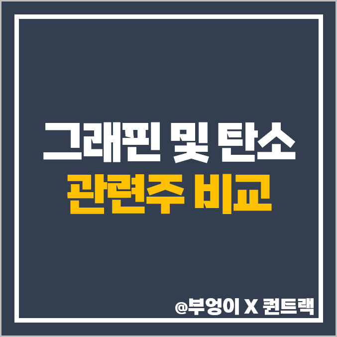 그래핀 관련주 탄소 대장주 크리스탈신소재 덕양산업 주가 목표가