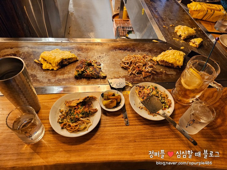 속초 핫플 이색 일식당 속초동경 오꼬노미야끼 맛집