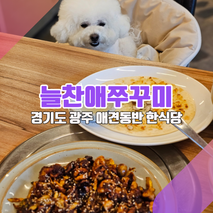 [분당 율동공원 근처 애견동반 한식당_늘찬애쭈꾸미] 숯향 쭈꾸미와 고르곤졸라의 케미?