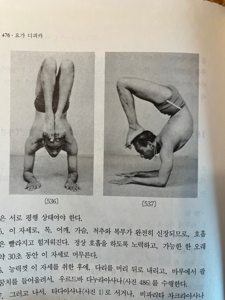 과도한 요가 후굴동작의 부작용