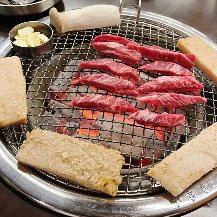 [강남 맛집] 머드내갈비살 | 갈비살과 껍데기 맛집 강남구청역 고기집