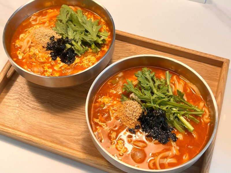 얼큰이 칼국수 공주 칼국수 업소용 레시피로 똑같이 만들기
