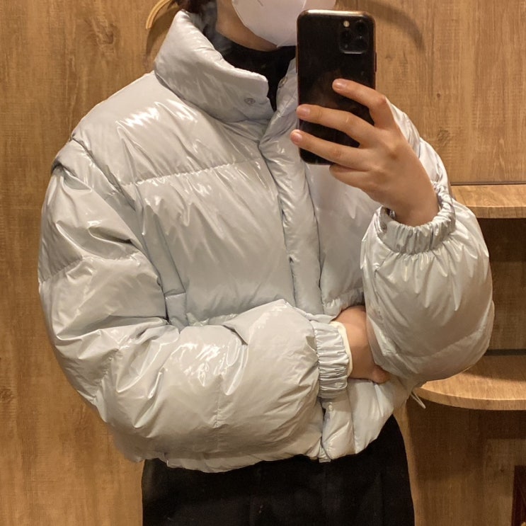  후아유 숏패딩 소매탈착 크롭 숏푸퍼