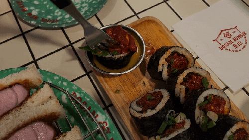  도산분식 , 압구정 줄서는 이색 분식 맛집.