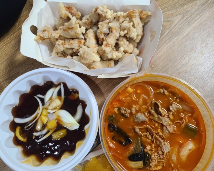  과천 짬뽕 타운 차돌박이 짬뽕 찹쌀탕수육