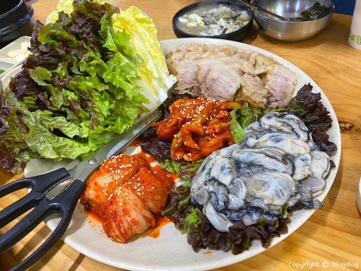  [시흥맛집] 싱싱한 제철 굴 보쌈 맛집 / 모임장소, 데이트추천 장소, 시흥 은행동 천하장사냉면굴전문 시흥본점