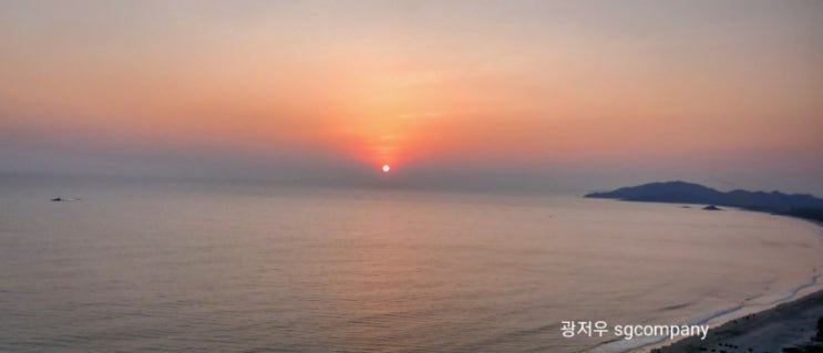  광저우 근교 바닷가 애견동반 새해 맞이 여행