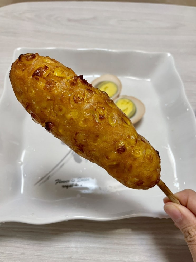  하나임 옥수수 치즈 핫도그 / 에어프라이어에 바삭하게 구워먹기