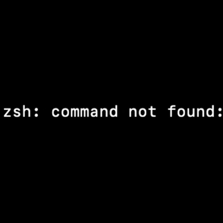 zsh: command not found 에러 (맥북 M1)