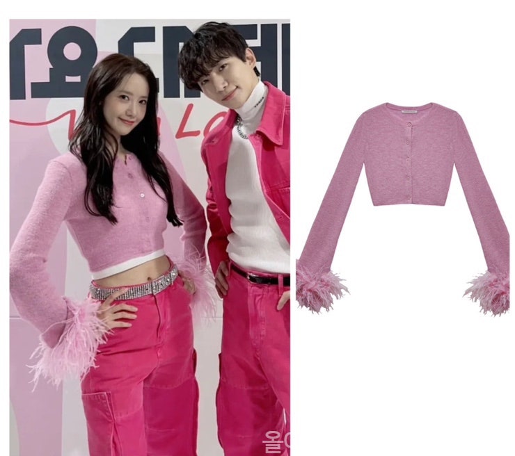 윤아 인스타그램 패션 핑크 가디건 브랜드? 인스턴트펑크! (ft.준호)