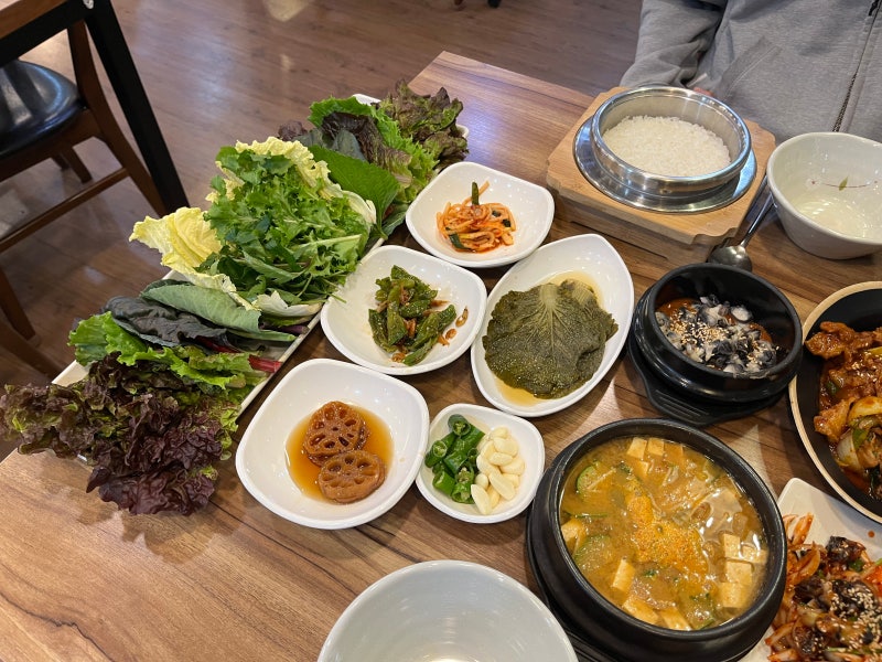 [분당/정자] 정자동 쌈밥 맛집 추천 이경진 우렁쌈밥 정식