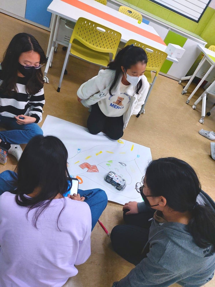  초등정규수업 자율주행 자동차 원리와 알티노 자율주행자동차 오케스트라코딩