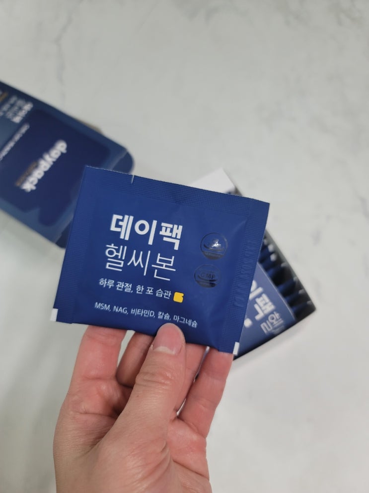  글루코사민 NAG, MSM 함유된 관절영양제 데이팩 헬시본