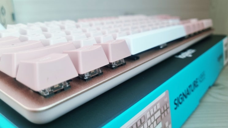  로지텍 무선 기계식 키보드 K855 및 MX Anywhere 3 블루투스 무선마우스