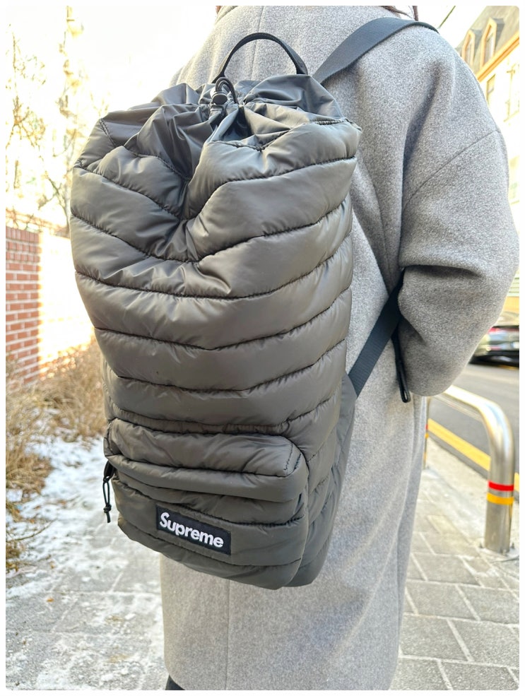  오사카 오렌지 거리에서 구매한 슈프림(Supreme) 백팩 가방과 매장 후기