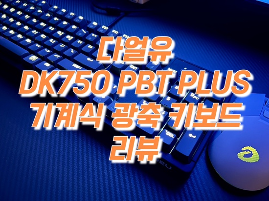 다얼유 기계식 광축 게이밍 키보드 리뷰(ft. DK 750 PBT PLUS)