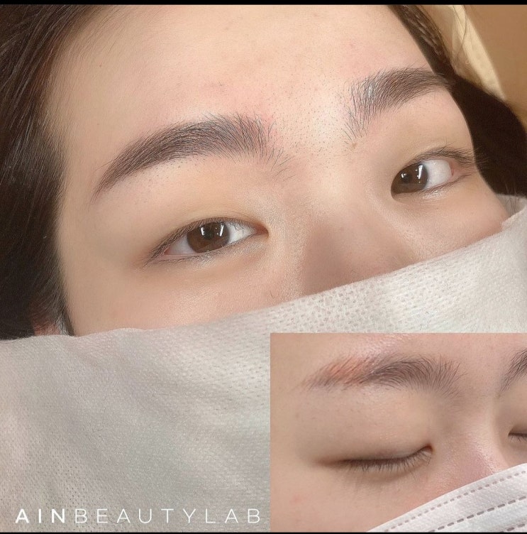  [건대눈썹문신] 눈썹반영구 시술 하나로 이렇게 이뻐지나요? 건대입구눈썹문신 전문 아인뷰티랩건대점