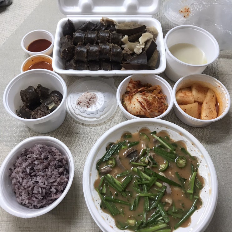  무봉리토종순대 노은점에서 국밥 시켜 해장하기