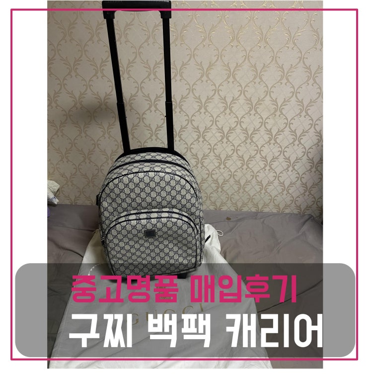  중고명품매입 구찌 백팩 캐리어