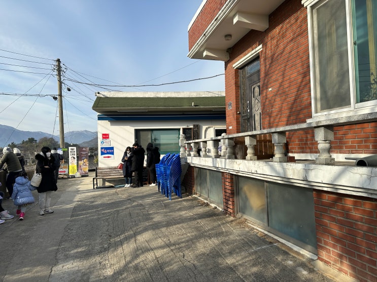  고성 백촌막국수 테이블링 수육 메밀국수 솔직후기