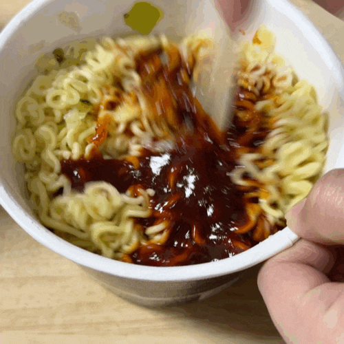 [편의점 레시피] 숏박스 조진세 라면볶이 불닭볶음면 조합 맛 평가