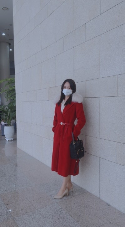 JJ지고트 폭스 칼라 A라인 울 코트 코디 [GLCA0CT 50] 여성 코트 추천