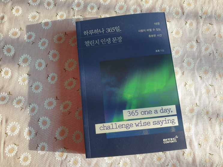  하루 하나 365일, 챌린지 인생 문장