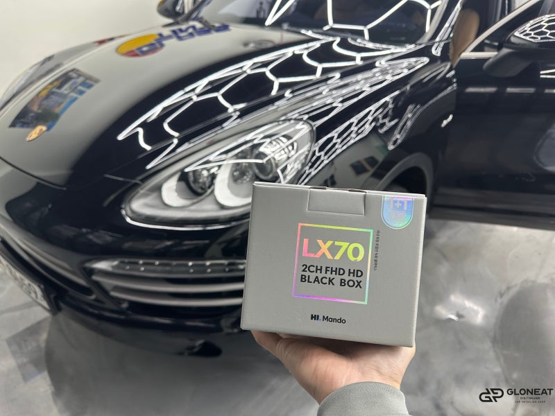 인천 서구 / 만도 LX70 블랙박스 장착 / 포르쉐 / 카이엔