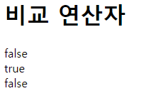  3-4. 비교 연산자