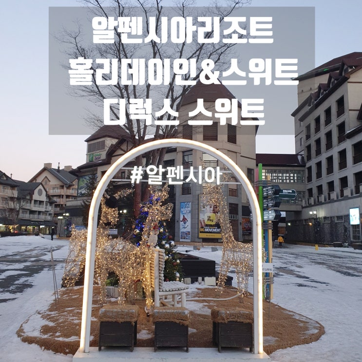  알펜시아 홀리데이인스위트 디럭스 스위트 & 몽블랑 조식 상세후기, 팁