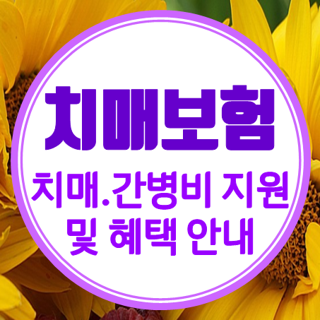  치매간병비보험 추천 및 지원받을 수 있는 혜택을 정리했어요.