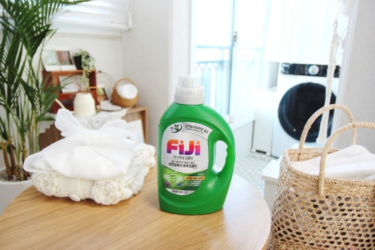 빨래쉰내 냄새날 때 FiJi 피지 디나자임 딥클린 액체 세탁세제추천