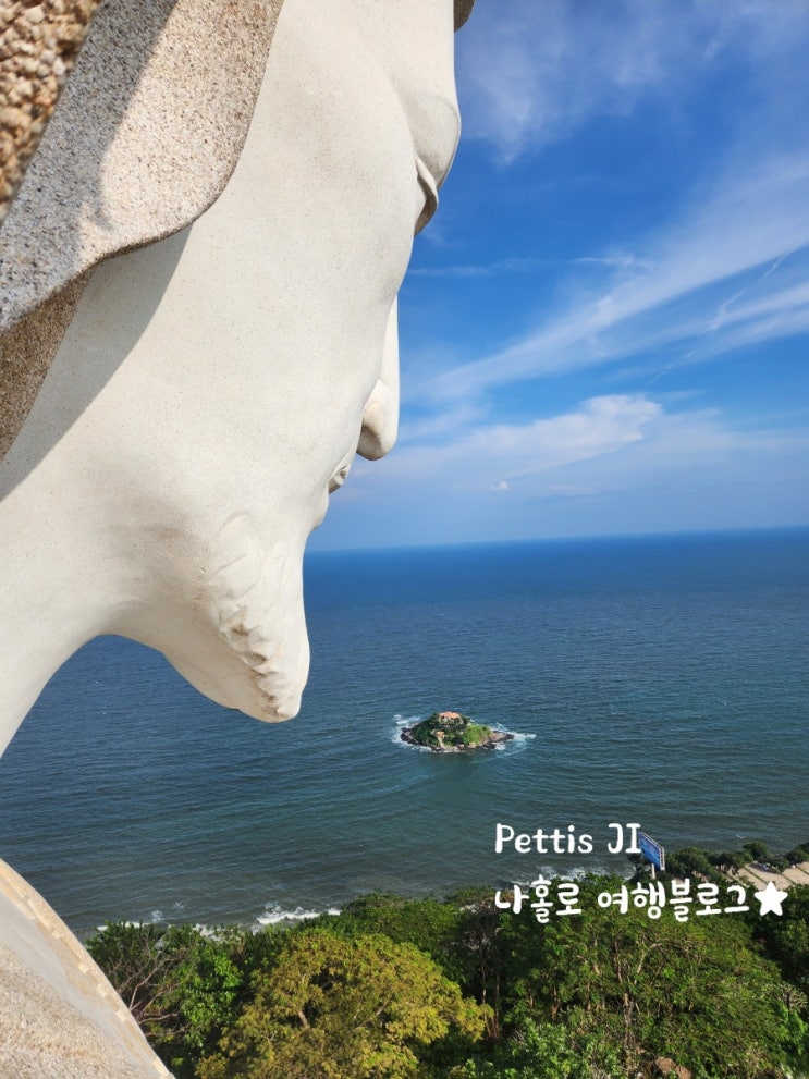  베트남 붕따우 여행 예수 조각상, 열대과일