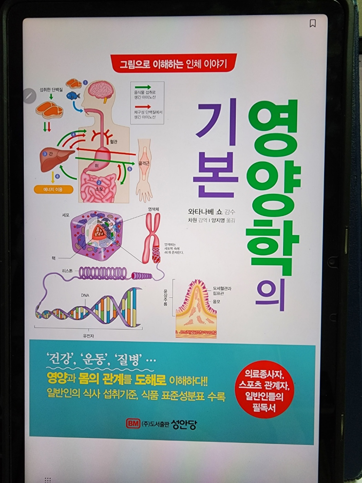  영양학의 기본 - 영양과 몸의 관계를 그림으로 쉽게 설명