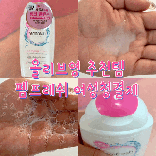  올리브영 추천템 여성청결제 펨프레쉬 순한 여성청결제로 Y존 케어