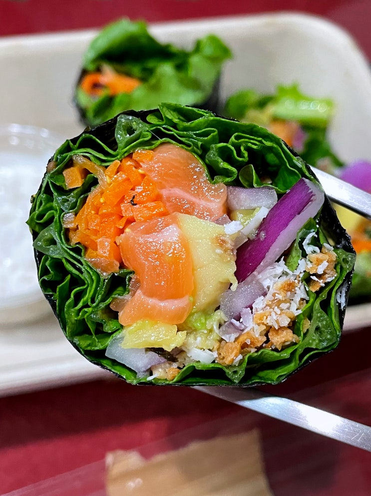  압구정역 샐러드 배달 맛집 배민 후기 - 샐러드랩