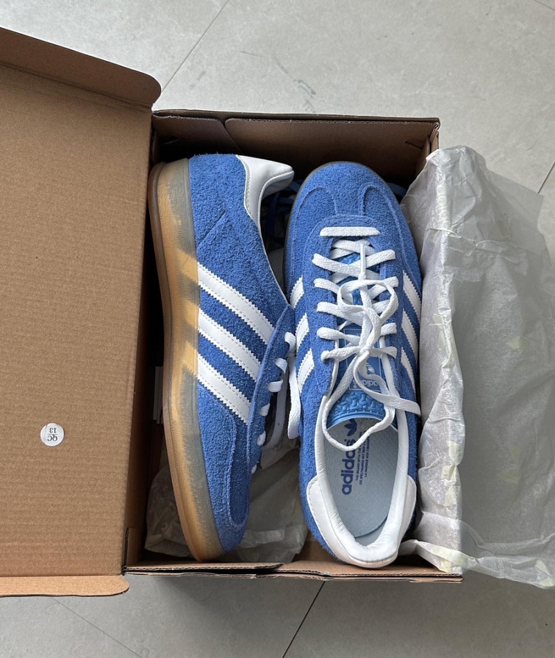 adidas gazelle indoor blue HQ8717/아디다스 가젤 인도어 블루 후기