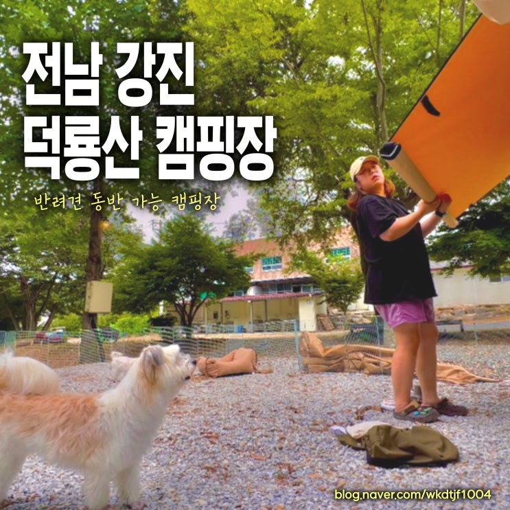  강진 덕룡산 캠핑장, 반려견 동반& 차박가능한 곳