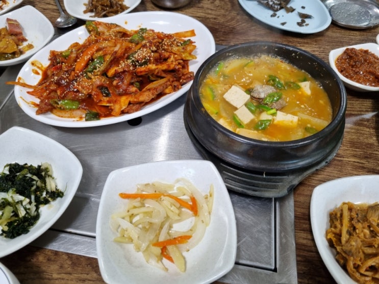  연천 백학맛집 종점식당 백학저수지맛집