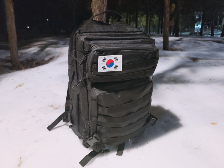  대형백팩 그로피즈 대용량 밀리터리백팩 사용후기