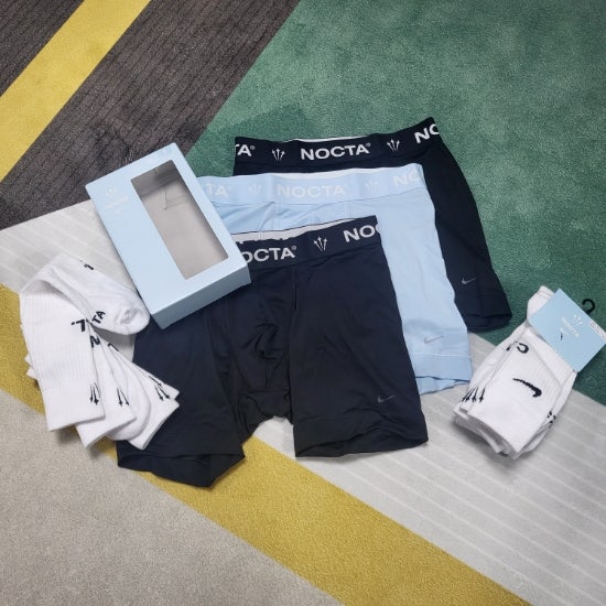 나이키x녹타 남자 팬티 드로즈 그리고 양말(Nike x nocta briefs)