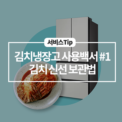  [삼성 김치냉장고 보관] 김치플러스 김장 김치 신선 보관 방법