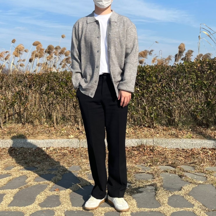  행거인더룸 다가오는 봄을 위한 남자 카라 가디건 코디 남친룩 모음