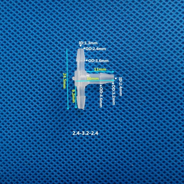  튜브 호스 커넥터 T자 레듀서reducer Tconnector tfitting t자 피팅 PP [튜빙 연결관 콘넥터 플라스틱 리듀싱]