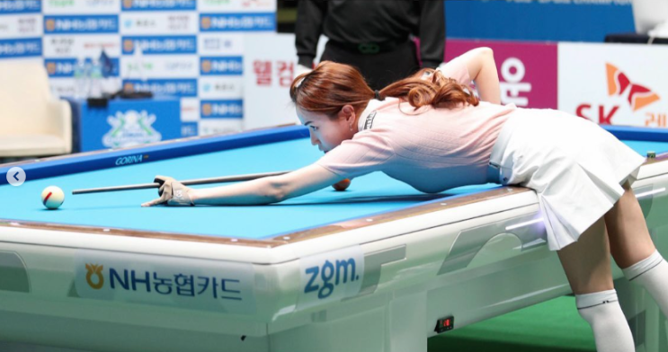 NH농협카드 PBA-LPBA 챔피언십 4강 준결승전 당구선수 김진아 패션 NH농협카드 PBA-LPBA 챔피언십 4강 준결승전 당구선수 김진아 패션