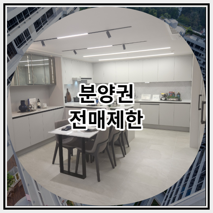 분양권 전매제한은 무엇인지 알아볼까요