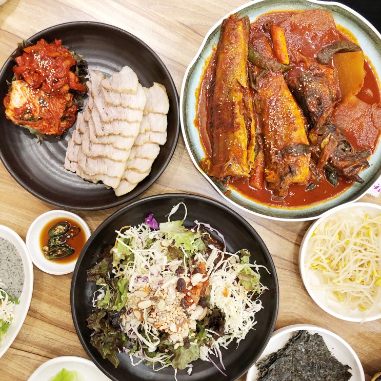  일산 장항동맛집 - 보쌈, 코다리 세트 대박! 회식장소로 찜 만선애꿈 라페스타점