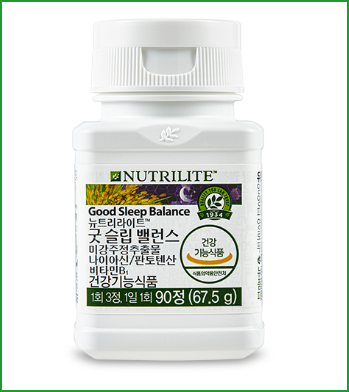 뉴트리라이트 굿 슬립 밸런스, 이제는 숙면을 위한 수면 케어 뉴트리라이트 굿 슬립 밸런스, 이제는 숙면을 위한 수면 케어