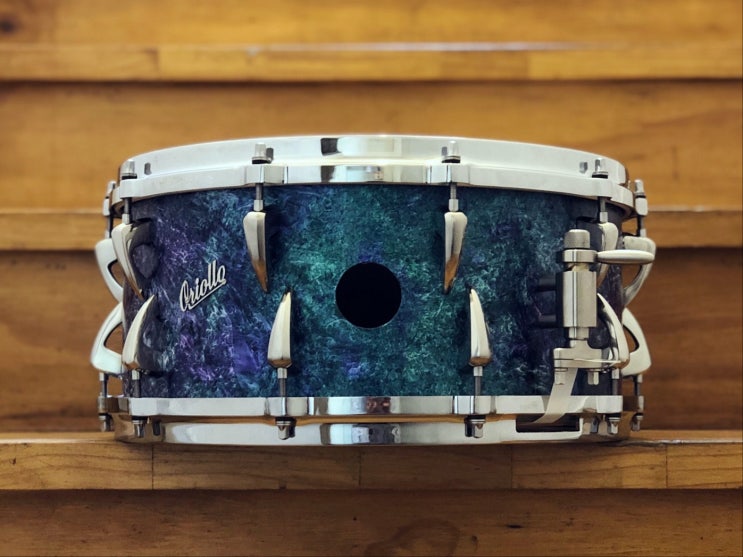  오리올로 페로망간 망가니즈 스틸 스네어 14"x6.5" / Oriollo Ferromangan Manganese Steel Snare 14"x6.5"