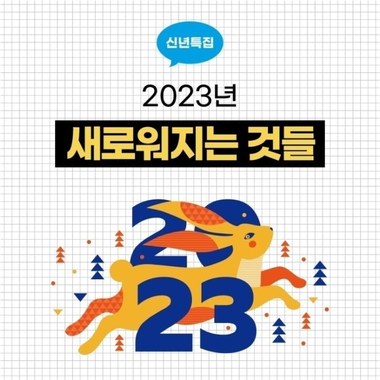  2023년 새해 새로워지는 내용 / 만나이 / 소비기한 / 고교학점제 / 대학등록금폐지 / 우회전신호등 듵